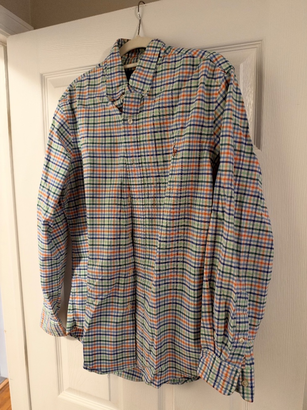 Polo Ralph Lauren Slim Fit Stretch Oxford, Multicolor Check, M